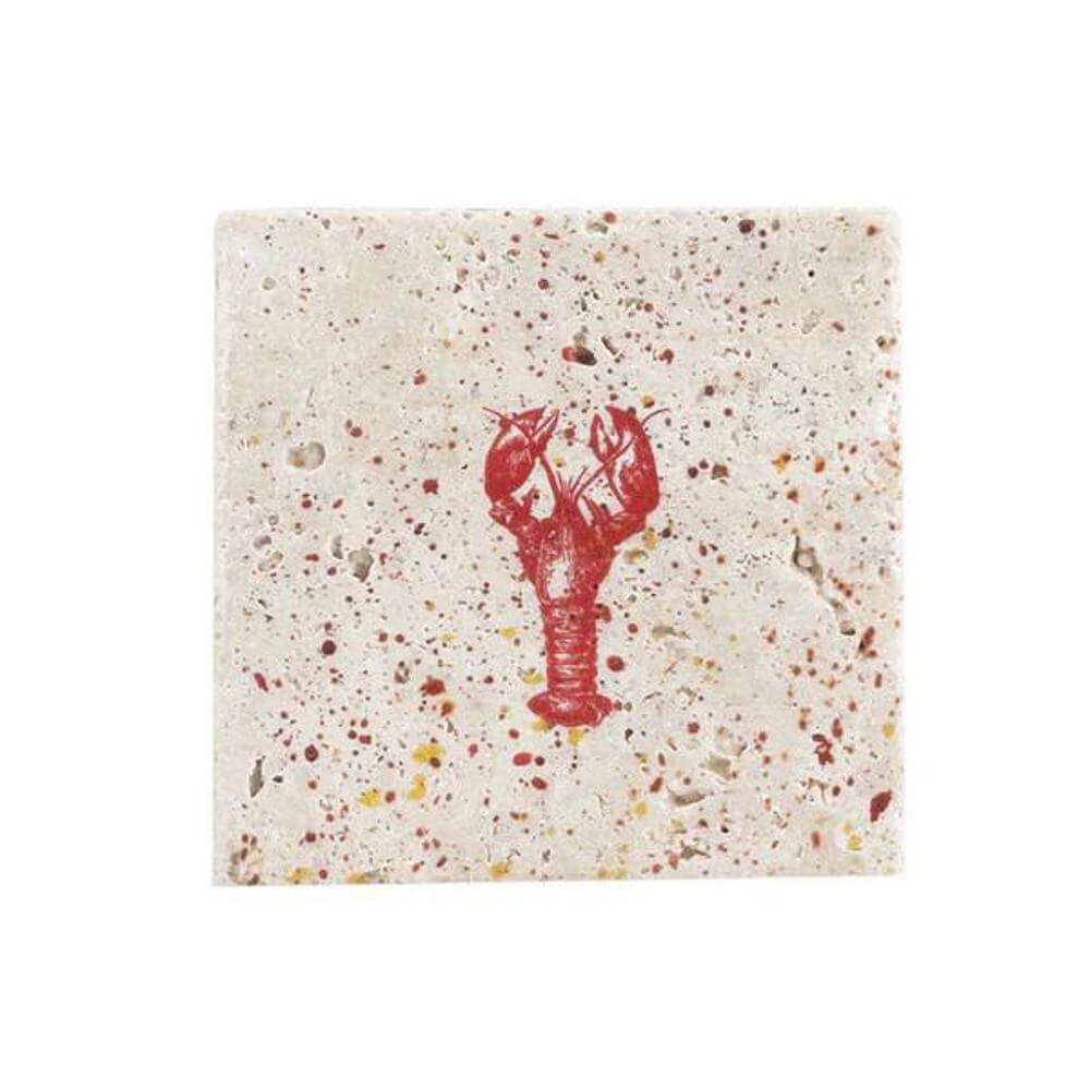 Selbrae House Single Stone Coaster Red Lobster